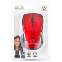Bezprzewodowa mysz optyczna COMET red