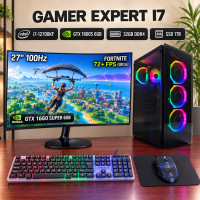 Zestaw komputerowy Intel i7, GTX 1660 Super, 32GB, 1TB SSD + monitor 27