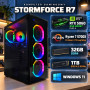 PC Gamingowy Stormforce 5700X Ryzen 32GB 1TB SSD M.2 RTX 5060 8GB +Wi-Fi +Win11