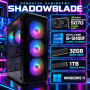 Komputer gamingowy Shadowblade Intel i5-12400F, RTX 5070 12GB DLSS 5, 32GB, 1TB M.2, Win11