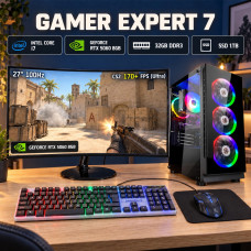 Zestaw gamingowy Bandit BPG3 Intel Core i7, RTX 5060 8GB DLSS 5, 32GB, 1TB SSD + monitor 27