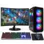 Zestaw gamingowy Ryzen 5 5500, GTX 1660 Super 6GB, 32GB + monitor 27