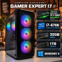 Zestaw Gamer Expert I7 32GB 1TB SSD RTX 5060 8GB WIN 11 PRO