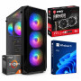 Komputer gamingowy Ryzen 5 5500, RX 580 8GB, DDR4, SSD, Wi-Fi, Win11