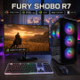 Zestaw gamingowy Fury Shobo Ryzen 7 5700X, RTX 5060 Ti 8GB DLSS 5, 32GB, 1TB SSD M.2 + monitor 27
