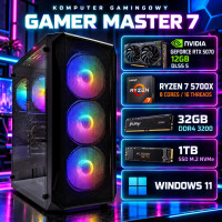 Komputer gamingowy Fury Shobo Ryzen 7 5700X, RTX 5070 12GB DLSS 5, 32GB, 1TB SSD M.2, Win11