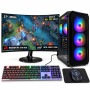 Komputer stacjonarny do gier Intel i7, RX 570 8GB, 32GB, SSD + monitor 27