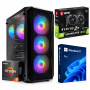 Komputer gamingowy Ryzen 5 5500, RTX 3050 6GB, DDR4, SSD, Wi-Fi, Win11 Pro