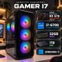 Komputer gamingowy Intel i7, RX 570 8GB, 32GB DDR4, 1TB SSD, Win11