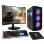 Zestaw gamingowy Ryzen 5 5500, RX 570 8GB, DDR4, SSD + monitor 27