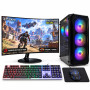 Zestaw gamingowy Fury Shobo Ryzen 7 5700X, RX 9060 XT 16GB, 32GB, 1TB SSD M.2 + monitor 27