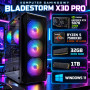Komputer gamingowy Bladestorm X3D AMD Ryzen 5 7500X3D, RTX 5070 12GB DLSS 5, 32GB, 1TB SSD M.2, Win11