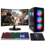 Zestaw gamingowy Thunderblade X3D AMD Ryzen 7 5800X3D, RTX 5070 12GB DLSS 5, DDR4, 1TB SSD M.2 + monitor 27
