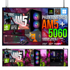 ZESTAW GAMINGOWY PHANTOMCORE R5 7500F/32GB/RTX5060/1TB M.2 SSD/W11/27"100Hz