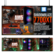 ZESTAW GAMINGOWY SHADOWBLAZE R5 8400F/32GB/RX7700/1TB M.2 /W11/27"100Hz