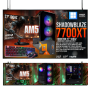 ZESTAW GAMINGOWY SHADOWBLAZE R5 8400F/32GB/RX7700/1TB M.2 /W11/27"100Hz