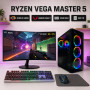 Zestaw komputerowy Ryzen 5, Vega 11, 32GB, 1TB SSD + monitor 27