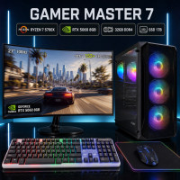 Zestaw gamingowy Ryzen 7 5700X, RTX 5060 8GB DLSS 5, 1TB SSD M.2 + monitor 27