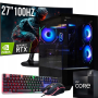 PC GAMINGOWY Adronix Pulse i7 32GB DDR5 RTX 5060 8GB 1TB SSD M.2 + MONITOR 27" 100Hz