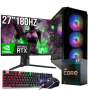ZESTAW GAMINGOWY I7 32GB RTX 4070 12GB +MON 27" 180Hz WIN 11