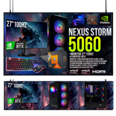 ZESTAW GAMINGOWY NEXUS STORM R5 8400F/32GB/RTX5060/1TB M.2 SSD/W11/27"100Hz