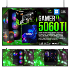 PC GAMINGOWY RYZEN 7 5700X 32GB DDR4 RTX 5060 Ti 16GB 1TB SSD W11