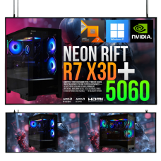 ZESTAW GAMINGOWY NEON RIFT R7 7800X3D/32GB/RTX5060/1TB M.2 SSD/W11