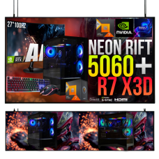 ZESTAW GAMINGOWY NEON RIFT R7 7800X3D/32GB/RTX5060/1TB M.2 SSD/W11/27"100Hz