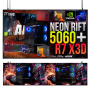 ZESTAW GAMINGOWY NEON RIFT R7 7800X3D/32GB/RTX5060/1TB M.2 SSD/W11/27"100Hz