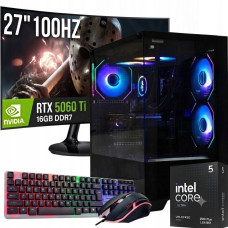 Zestaw gamingowy Arrow Storm Ultra 5 250K 32GB RTX 5060 Ti 16GB 1TB M.2 +Monitor 27