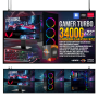 ZESTAW GAMINGOWY|RYZEN 5|3400G|VEGA 11|16GB|512GB| 22"100Hz