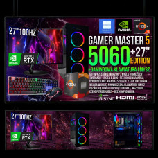 Zestaw Gamer Master Ryzen 5 32GB 1TB SSD M.2 RTX 5060 8GB +Monitor 27