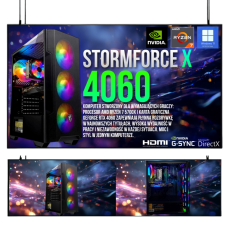 PC GAMINGOWY STORMFORCE 5700X Ryzen 32GB RTX 4060 8GB +Wi-Fi +WIN11