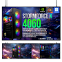 PC GAMINGOWY STORMFORCE 5700X Ryzen 32GB RTX 4060 8GB +Wi-Fi +WIN11