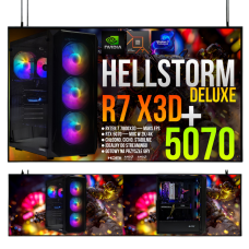 ZESTAW GAMINGOWY HELLSTORM R7 7800X3D/16GB/RTX5070/512GB SSD/W11
