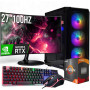 Zestaw komputerowy Ryzen 5 5500, RTX 5060 8GB DLSS 5, DDR4, SSD + monitor 27