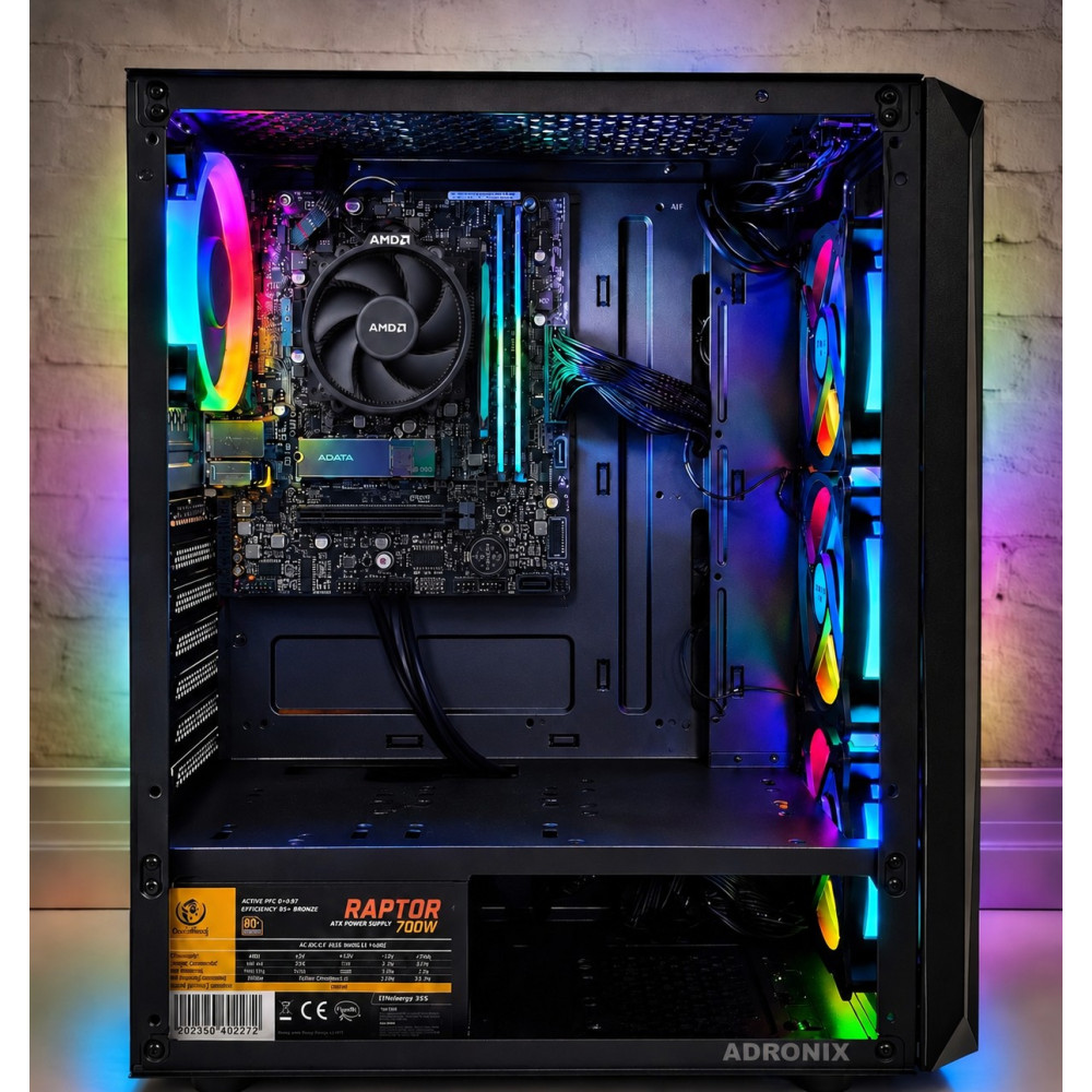 Zestaw komputerowy Ryzen 5, Vega 11, 32GB, 1TB SSD + monitor 27