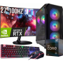 Komputer gamingowy Fury Shobo i7-12700KF 32GB RTX 5060 Ti 8GB 1TB M.2 +Monitor 27
