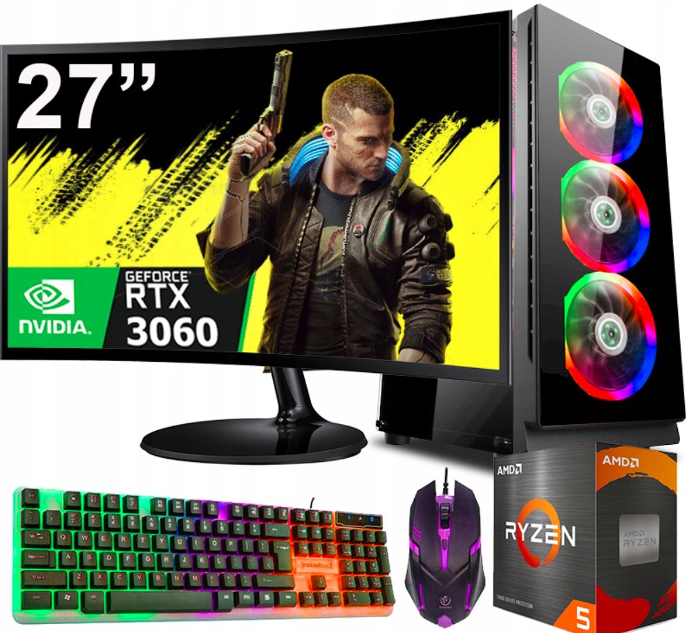 PC Gamer Exper I7 6700 32GB DDR4 1TB SSD RTX 3060