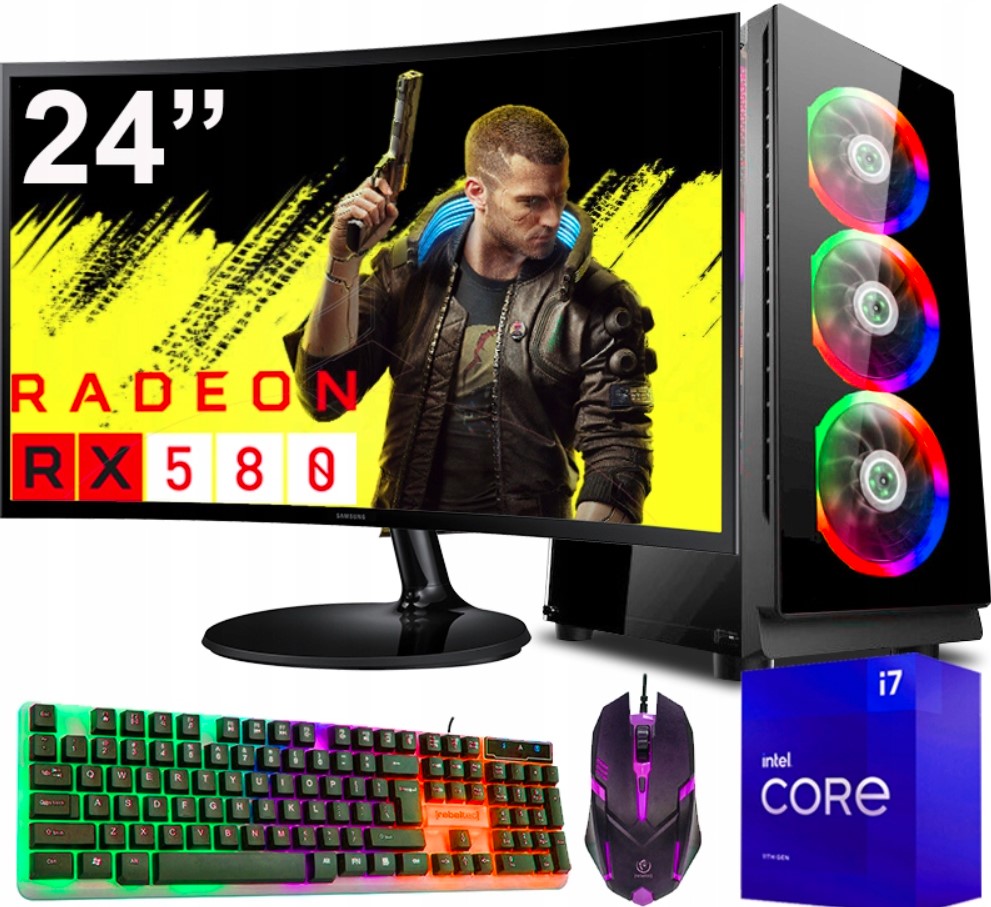 Komputer gamingowy i7 RX 580 8GB