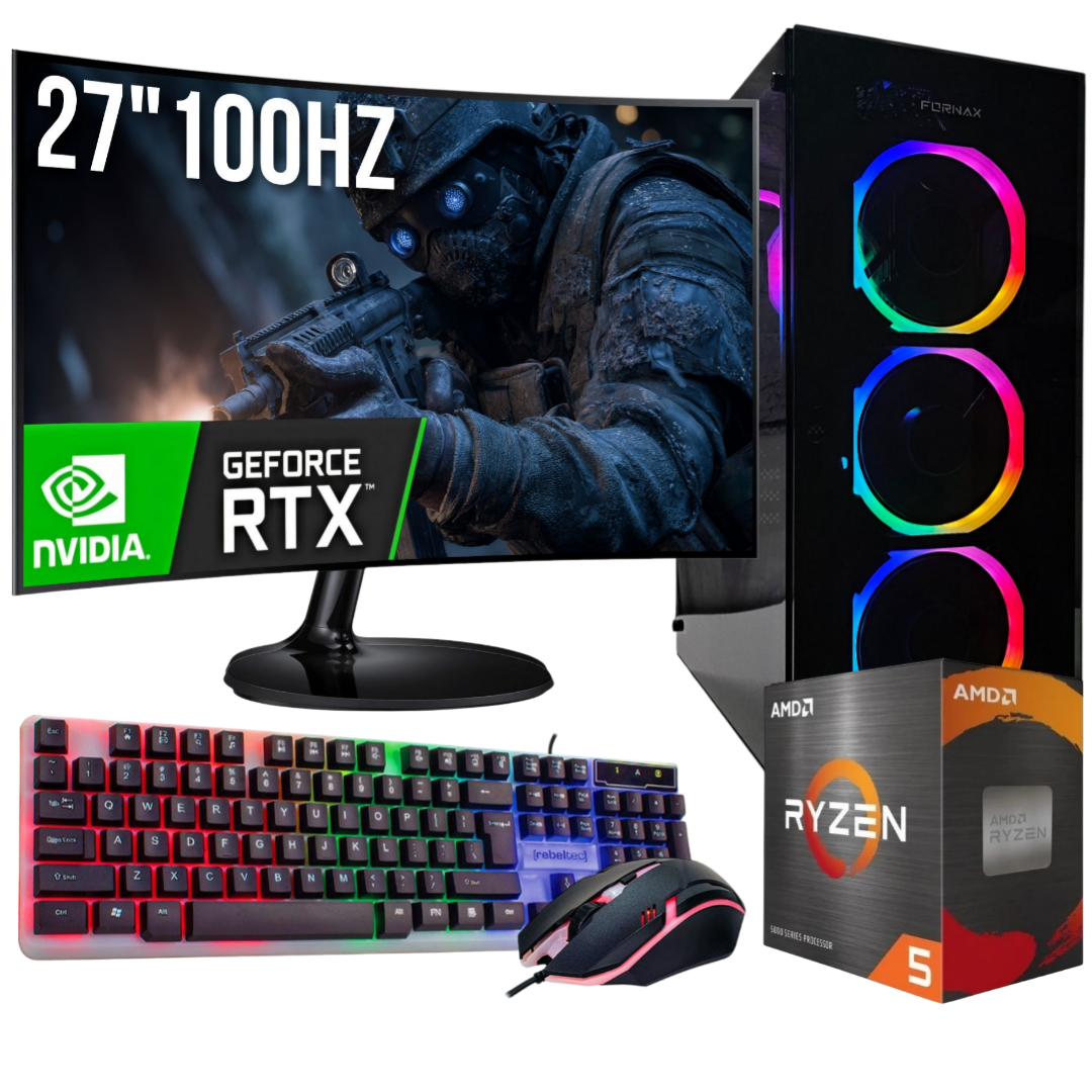 Specyfikacja ZESTAW GAMINGOWY RYZEN 5 5600X 32GB RTX 5060 8GB +WI-FI +WIN11 +MONITOR 27