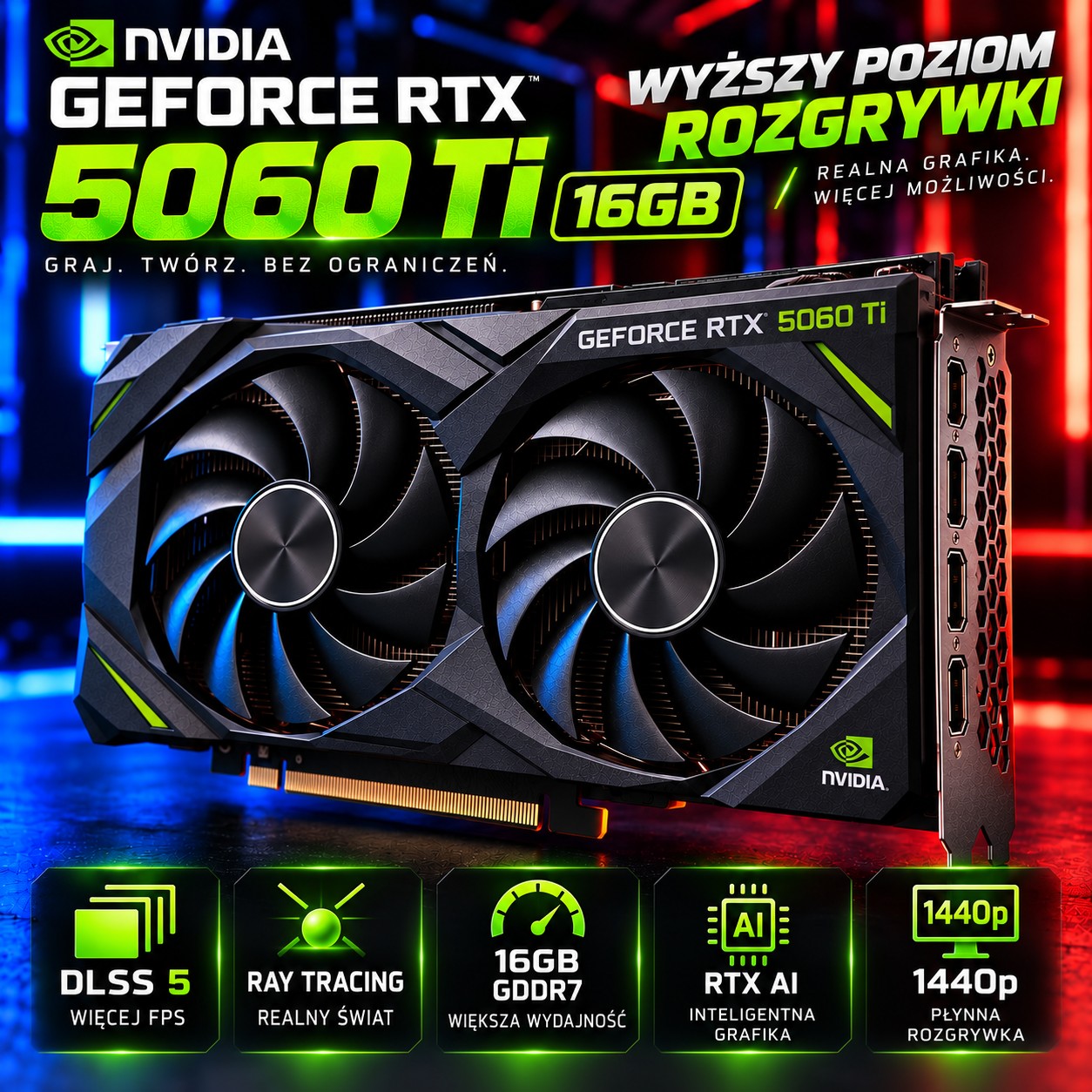 NVIDIA GeForce RTX 5060 Ti 16GB