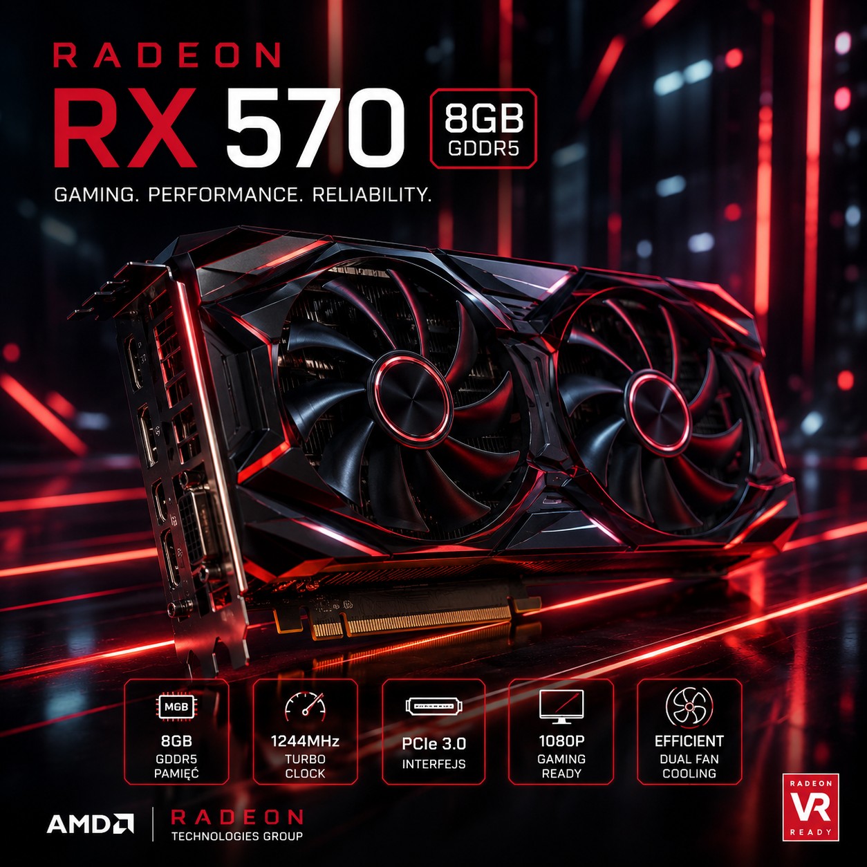 AMD Radeon RX 570 8GB