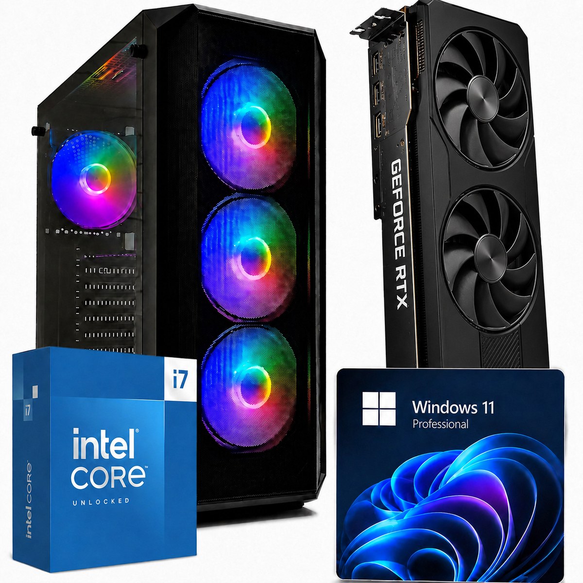 PC Gamer Exper I7 32GB DDR4 1TB SSD RTX 3050 6GB