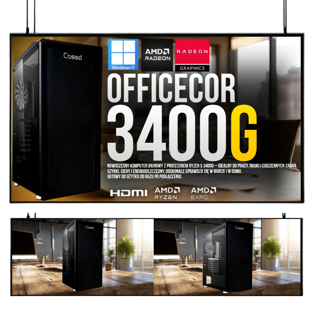Ігровий комп'ютер |RYZEN 5|VEGA 11|16GB|512GB| WI-FI|WIN 11